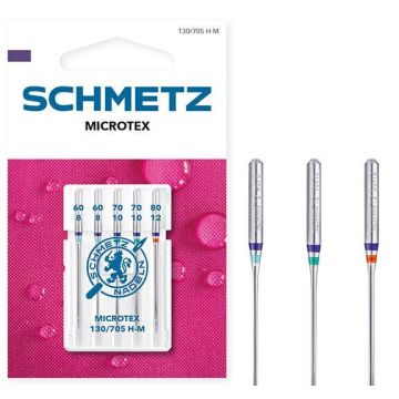 Nähmaschinennadeln Microtex Nadeldicke 60-70-80