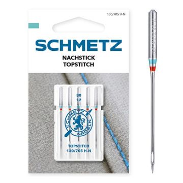 Nähmaschinennadeln topstitch Nadeldicke 80