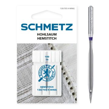 Schmetz Nähmaschinennadeln Flügelnadel Stärke 100