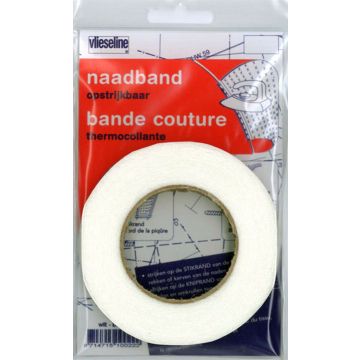 Nahtband 1cm x 12,5m weiß