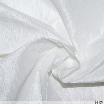 Taft in gebrochenem Weiß mit Marmorstruktur