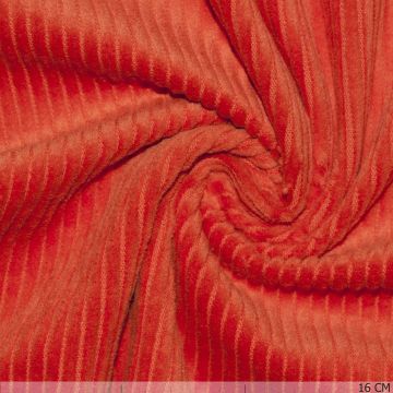 Baumwoll-Breitcord Orange