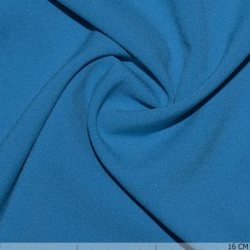 Uni Light Crêpe Ozeanblau