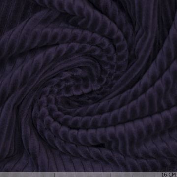 Gestrickter Cord aus Samt in Lila