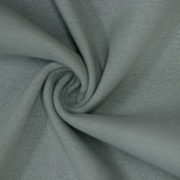 Organic Bündchenstoff glatt uni dark mint
