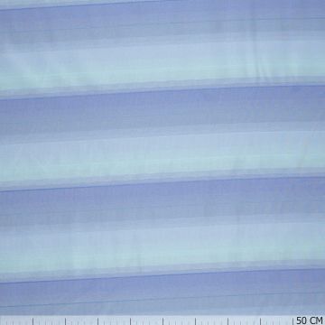 Taft mit Streifen in Blau