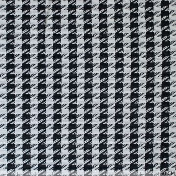 Gestrickter Ottoman Pied-de-Poule