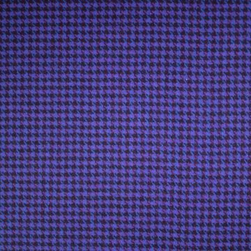 Harris Tweed Hahnentrittstoff lila-blau