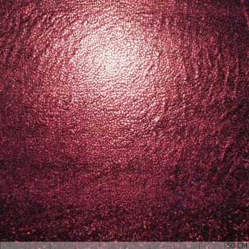 Lamé Stretch Mosaik rot