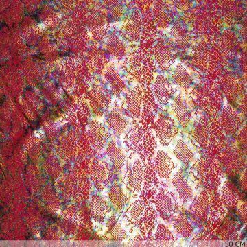 Schlangenprint rot
