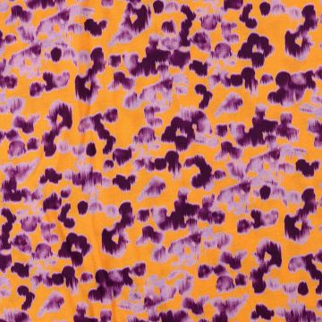 Twill Aquarell-Leopard Orange