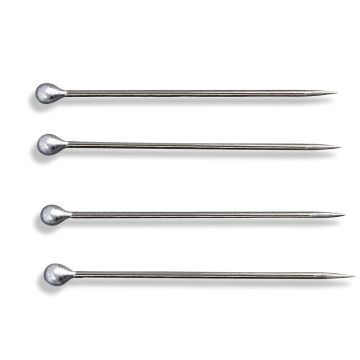 PRYM Stecknadeln mit Silberkopf, Edelstahl 0,60 x 26 mm 028550