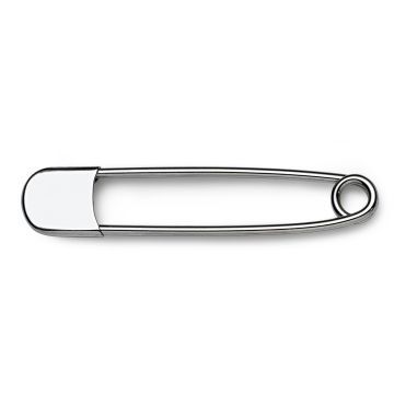 PRYM Wäscheklammer aus Messing MS 3,00x108 mm silberfarben 071482
