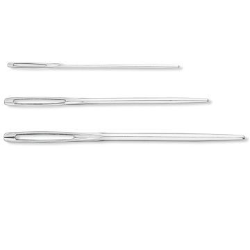 PRYM Wollnadeln aus Stahl ohne Spitze 1,3,5 silberfarben 124119