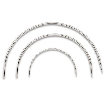 PRYM Polsternadeln gebogen Nr. 2, 4, 5 silberfarben 131350