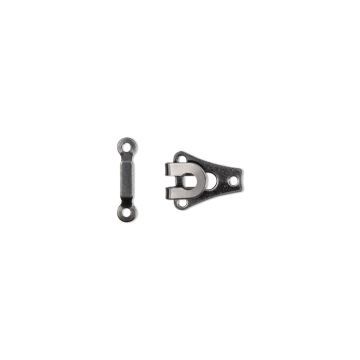 Hosen-/Rockhaken und Stege MS 9,5 mm schwarz