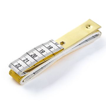 Maßband Profi cm/inch mit Metallplatte 150 cm (60 inch)