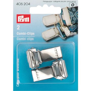 Combi-Clips ST 18 mm silberfarben