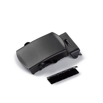Koppelschließe 30 mm schwarz