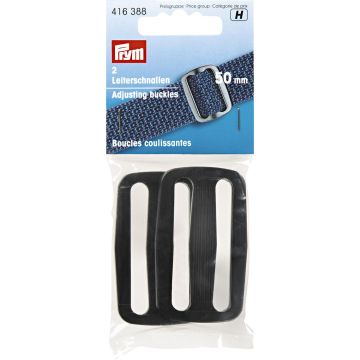 Leiterschnallen KST 50 mm schwarz