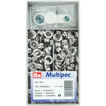 sen und Scheiben MS 11,0 mm silberfarbig