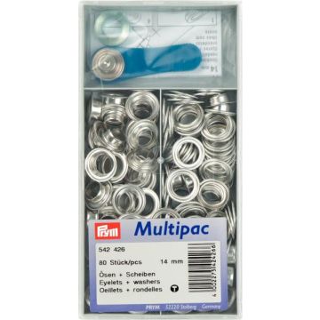 sen und Scheiben MS 14,0 mm silberfarbig