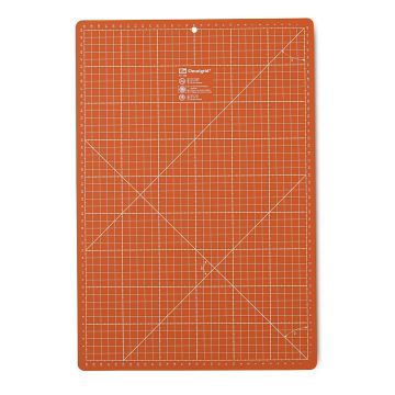 Unterlage 30 x 45 cm cm/inch orange