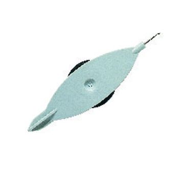 Occhi-Schiffchen mit Haken und Spule KST grau