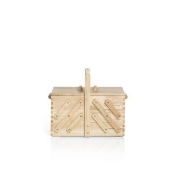 PRYM Nähbox aus Holz hell M 612546