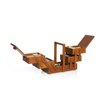 Prym Nähbox Holz dunkel M 612549