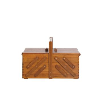 PRYM Nähbox Holz dunkel L 612551