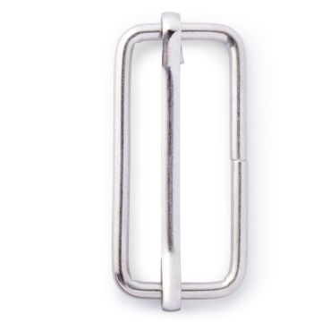 Leiterschnalle 40 mm silberfarben