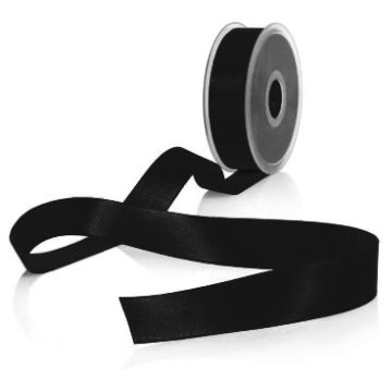 Baumwollband 10 mm schwarz
