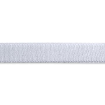 Velours-Elastic 25 mm weiß
