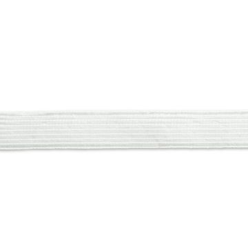 Kräusel-Elastic 25mm weiß