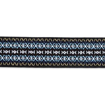 Color Elastic 50 mm Muster blau