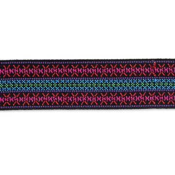 Color Elastic 50 mm Muster fuchsia
