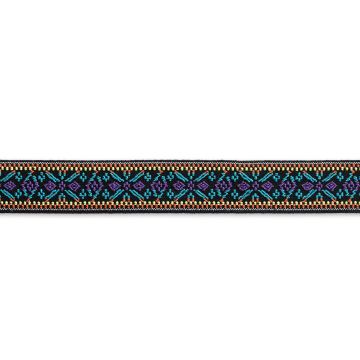 Color Elastic 25 mm Blume lila / türkis