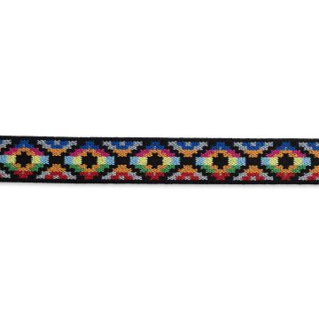 Color Elastic 25 mm Ethno gelb / bunt