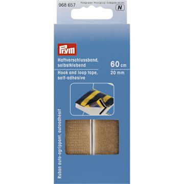 Haftverschlussband selbstkl. 20 mm beige