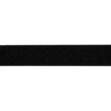 Klettflauschband zum Annähen 20 mm schwarz