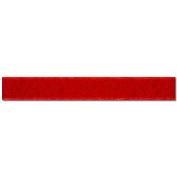 Klettflauschband zum Annähen 20 mm rot