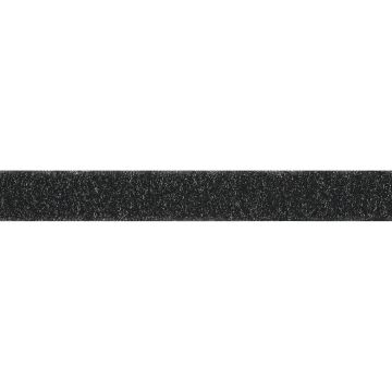 Klettflauschband zum Annähen 50 mm schwarz