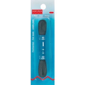 Flachsenkel 4 mm x 60 cm schwarz