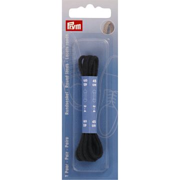 Rundsenkel 3 mm x 45 cm schwarz