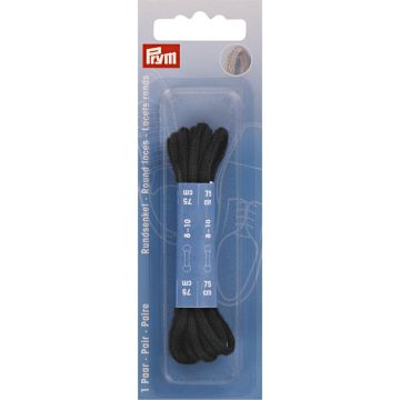 Rundsenkel 3 mm x 75 cm schwarz