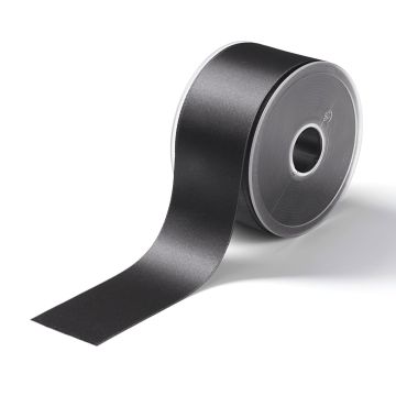 Satinband 50 mm schwarz