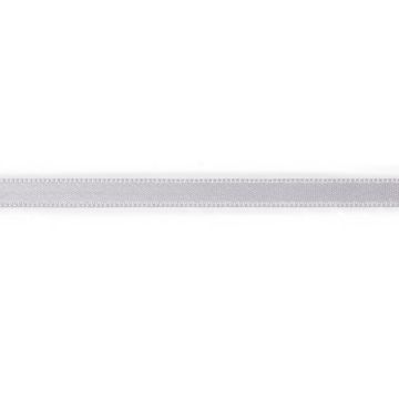Satinband 6 mm silber