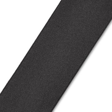 Satinband 38 mm schwarz