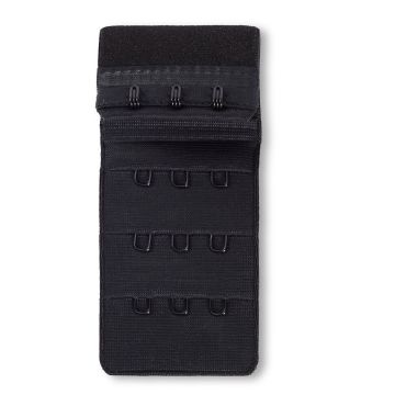 BH-Verlängerer 3 x 3 Haken 40 mm schwarz